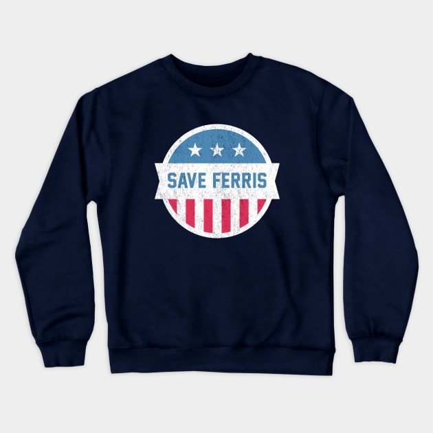 Save Ferris vintage design Crewneck Sweatshirt by BodinStreet